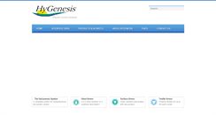 Desktop Screenshot of hygenesis.com