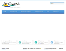 Tablet Screenshot of hygenesis.com